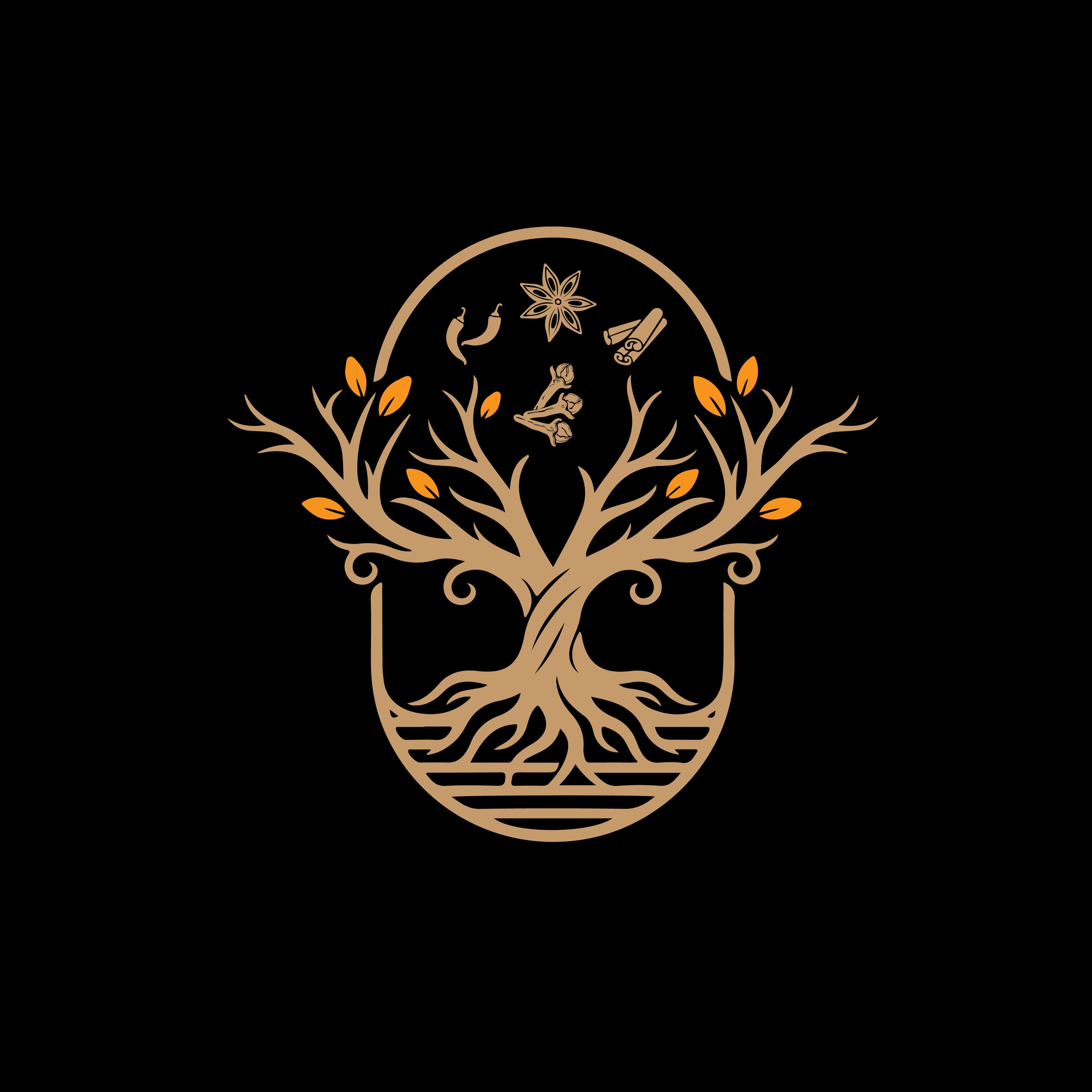 FORESTA Detailed Tree Logo